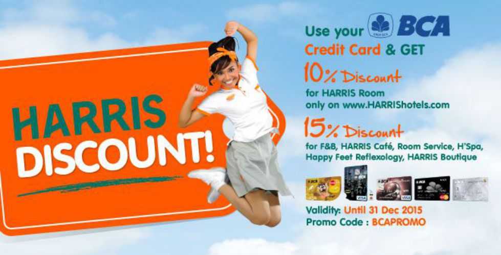 Promo Hotel Harris BCA,BNI, MANDIRI, CIMB