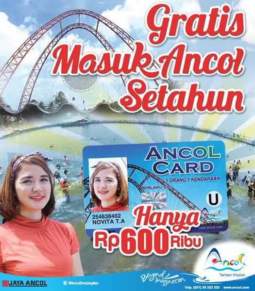 Ancol Member Card Gratis Tiket Masuk Setahun Serta Diskon Lainnya -  Travelspromo