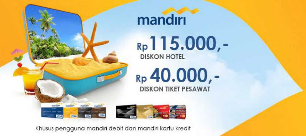 Promo Tiket Pesawat dan Hotel Kartu Kredit dan Debit Mandiri pegipegi.com