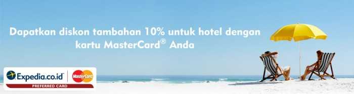 Promo Hotel expedia.co.id dengan mastercard
