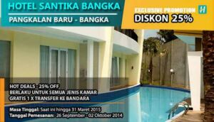 Promo Hotel Santika Bangka