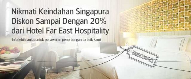 Promo Garuda Indonesia diskon hingga 20% di Far East Hospitality