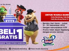 Beli 1 Gratis 1 Trans Studio Bandung khusus Warga Bandung