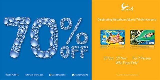 Promo Flazz BCA Water Bom Jakarta