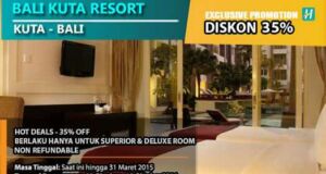 Promo Hotel Bali Kuta Resort Hoterip