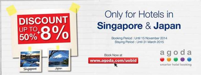 Promo Hotel Kartu Kredit UOB Singapura & Jepang