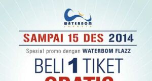 Promo Waterbom Jakarta beli 1 gratis 2