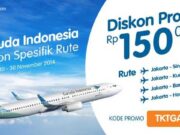 promo garuda indonesia diskon Rp 150.000 ke spesifik rute