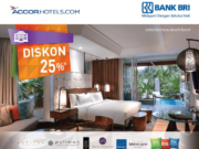 Promo hotel accor dengan kartu kredit BRI diskon 25% minimal 2 malam