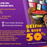 Promo Trans Studio Bandung diskon 50% Upload foto selfie kamu