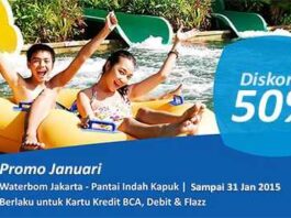 Diskon tiket masuk waterbom jakarta dengan promo bank bca