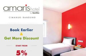 booking lebih awal di Hotel Amaris Cimanuk Bandung dapatkan diskon 5%