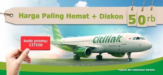 Promo Citilink diskon Rp 50.000 di panorama tours