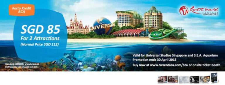 Promo BCA universal studio singapore diskon hingga 25%