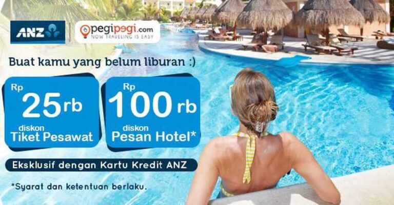 Promo hotel Anz kartu kredit di pegipegi.com