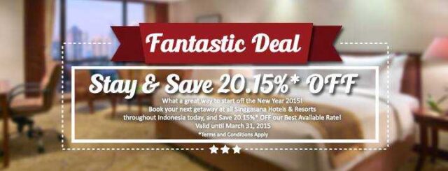 Promo Hotel Sultan Jakarta diskon 20.15%