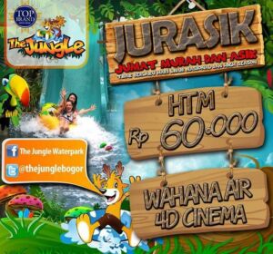 Promo The Jungle Adventure Bogor JURASIK tiket masuk hanya Rp 60.000