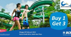 Promo Kartu BCA Waterbom Jakarta Beli 1 Dapet 3