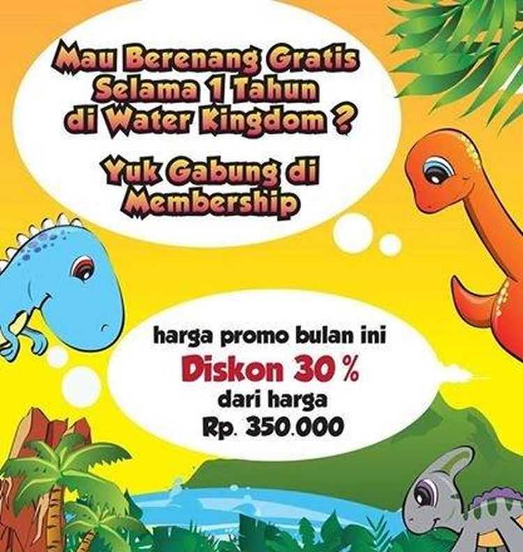 Promo Membership water kingdom diskon hingga 30%