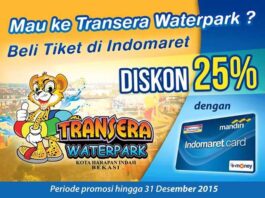 Promo Transera Indomaret dapatkan diskon hingga 25%