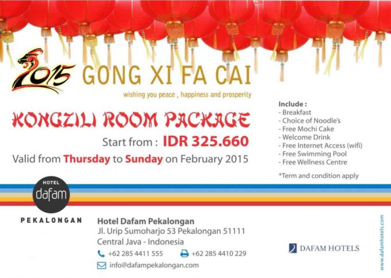 Promo dafam hotel pekalongan harga spesial mulai dari Rp 325.660