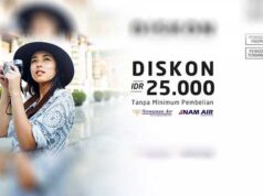 Tiket Pesawat Sriwajaya Murah menggunakan kode promo dari Panorama Tours