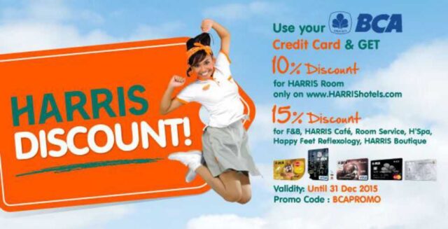 Promo Hotel Harris BCA,BNI, MANDIRI, CIMB