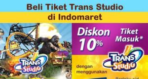 Promo Kartu Indomaret Tiket Masuk Trans Studio Bandung sebesar 10%