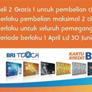 Promo Bali Bird Park kartu kredit BRI Buy 2 Get 1 Free