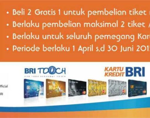 Promo Bali Bird Park kartu kredit BRI Buy 2 Get 1 Free