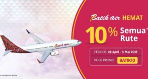 promo tiket pesawat batik air diskon 10% dengan kode promo tiket.com