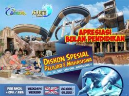 Promo Ancol khusus pelajar harga spesial tiket masuk