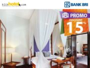 Promo Hotel Kartu kRedit BRI Klikhotel dapatkan diskon 15% pesan secara online