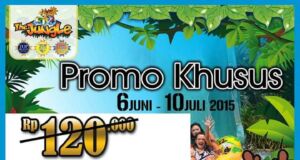 Promo Jungle Waterpark Bogor Musim Liburan tiket masuk hanya RP 95.000