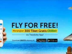 Nikmati tiket gratis maskapai citilink dengan traveloka apps