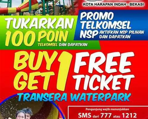 Promo Transera Waterpark Buy 1 Get 1 Free