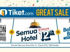 Promo tiket pesawat lebaran 2015 Great Sale Tiket.com