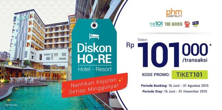 Promo Hotel 101 - tikecom diskon 101rb