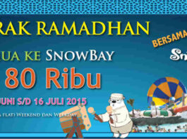 Promo Ramadhan Snowbay Tiket Masuk Hanya Rp 80.000