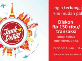 Promo Tiket Pesawat Murah CIMB Niaga Jauh Dekat