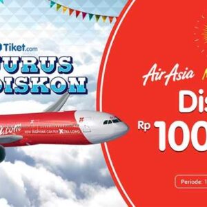 Promo tiket pesawat air asia tiketcom hari merdeka dapatkan potongan harga tiket hingga Rp 100.000