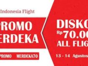 Promo tiket pesawat Indonesiaflight diskon semua penerbangan, semua rute, dan bebas memilih tanggal.