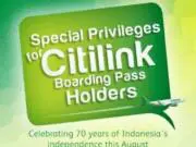 Promo boarding pass citilink menginap di Aerowisata Hotel & Resort diskon hingga 15% dan spesial rate.