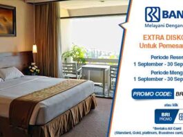 Nikmati kode promo hotel di ticktab diskon hingga 15% dengan menggunakan kartu kredit BRI, MANDIRI, BNI, Mega,dll