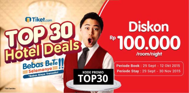 Berencana jalan-jalan ke Malang gunakan kode promo hotel Malang dari tiket.com bisa mendapatkan diskon Rp 100.000/malam/kamar.