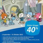 Promo KidZania Jakarta Kartu Kredit dan Flazz BCA diskon tiket masuk hingga 40% untuk orang tua dan Anak-anak diskon 25%.