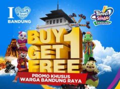 Promo Trans Studio Bandung cukup dengan membayar harga 1 tiket bisa mendapatkan 2 tiket masuk. Promo berlaku untuk Warga bandung dan Sekitarnya