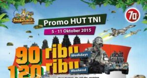 Promo Jungle Land HUT TNI, dapatkan tiket masuk dengan harga spesial. Baik weekend maupun weekdays.