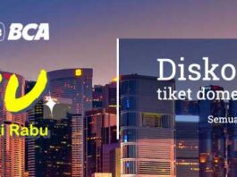 Nikmati tiket pesawat dengan harga yang lebih murah dengan memesan di ezytravel menggunakan kartu kredit BCA atau kartu kredit ANZ dapatkan diskon hingga Rp 100.000