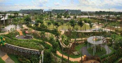 Scientia Square Park Serpong Tangerang Taman Hijau di Tengah Kota